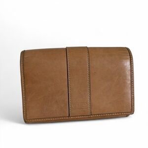Vintage Coach Tan Leather Wallet